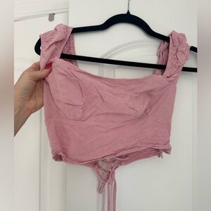 LA Hearts by Pacsun Women’s Pink Crop Top